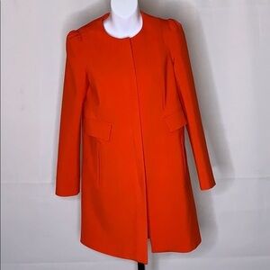 Zara Woman red zippered blazer jacket size - S